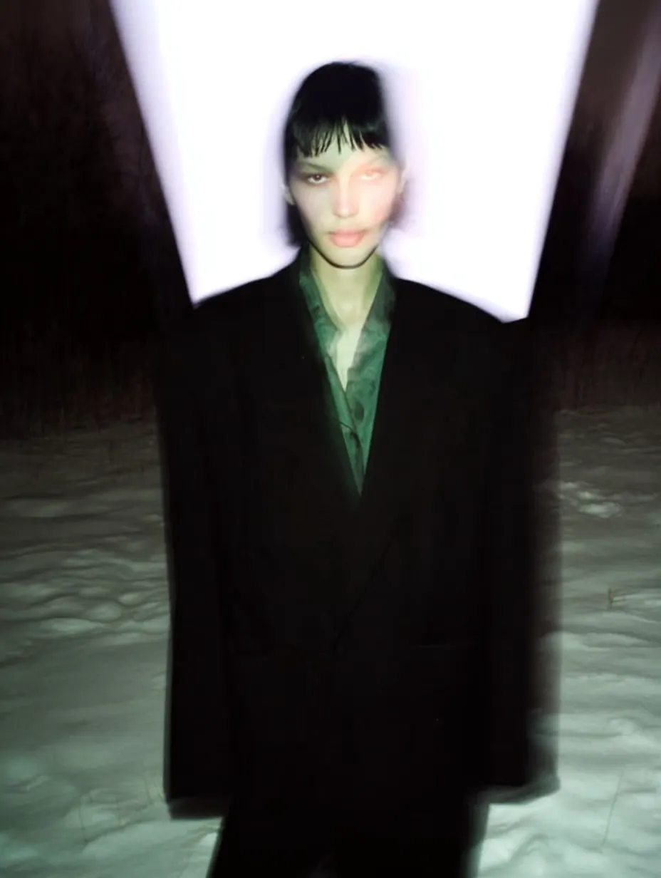 Portrait with dramatic light